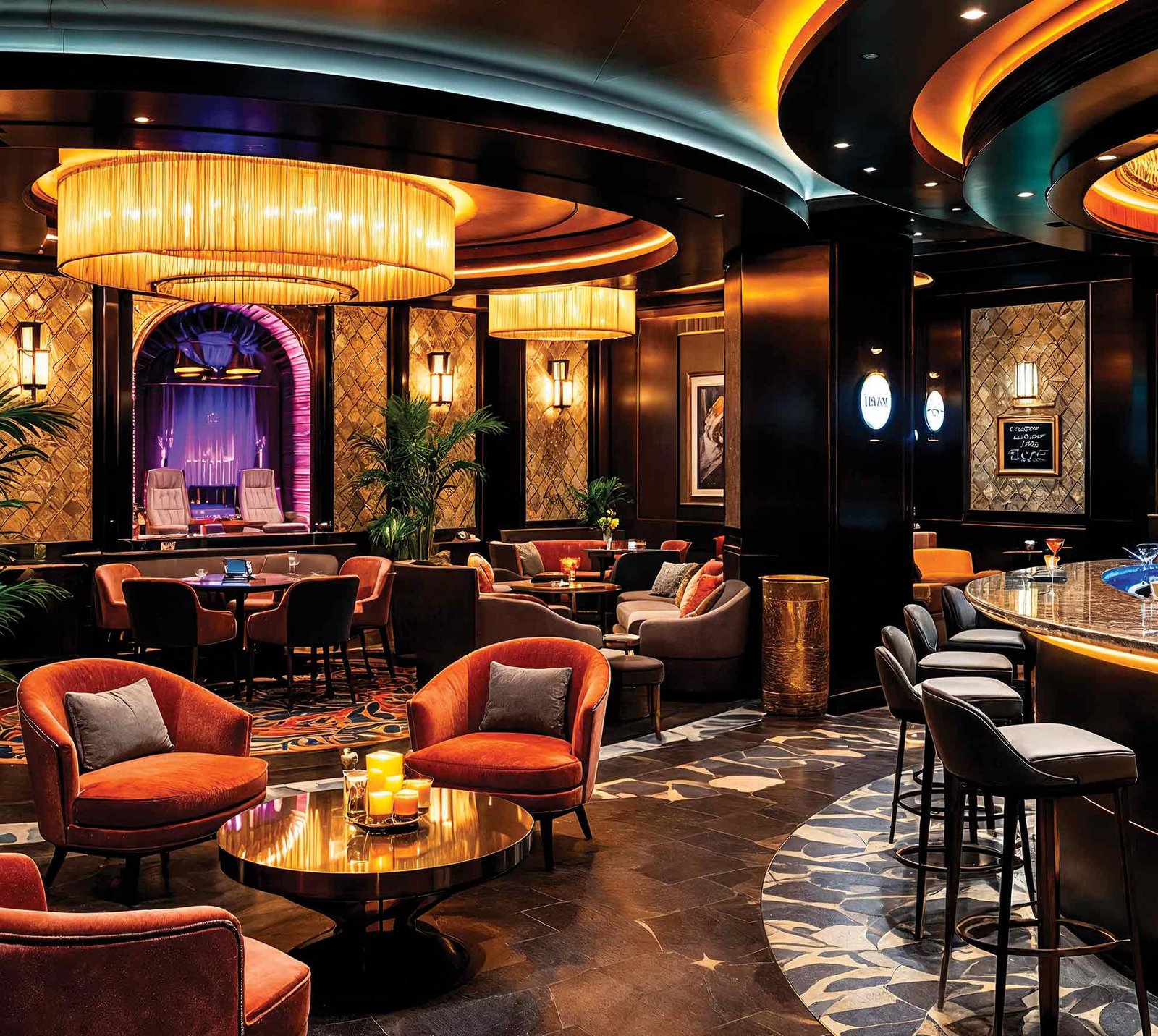 Second floor fine dining rooftop bars and nightlife at Smartworld Le Courtyard Noida